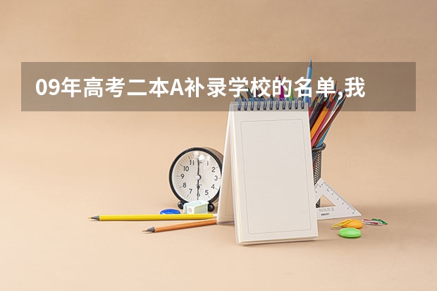 09年高考二本A补录学校的名单,我是广东的理科考生,考了552,补录哪个学校好?
