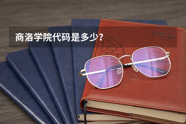 商洛学院代码是多少？