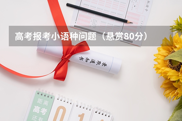 高考报考小语种问题（悬赏80分） 关于高考报小语种专业