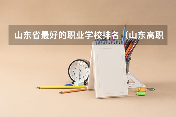 山东省最好的职业学校排名（山东高职院校排行榜及录取线）