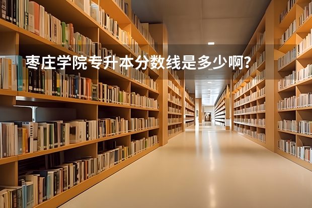 枣庄学院专升本分数线是多少啊?