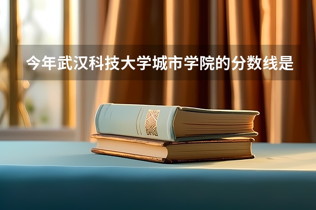 今年武汉科技大学城市学院的分数线是多少?