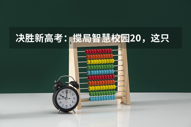 决胜新高考：搅局智慧校园2.0，这只「晓羊」凭什么