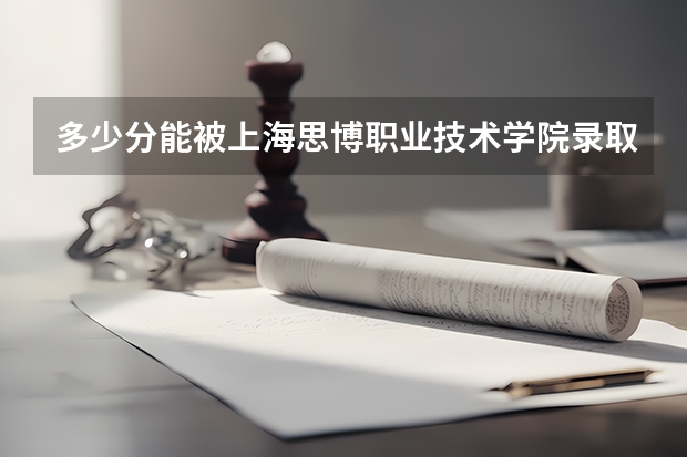 多少分能被上海思博职业技术学院录取