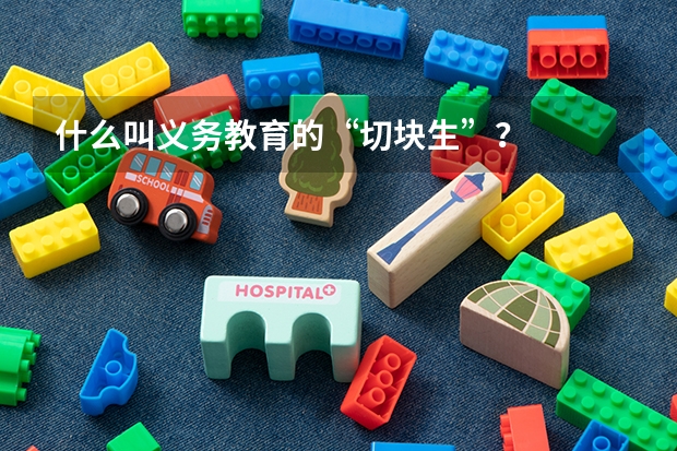 什么叫义务教育的“切块生”？
