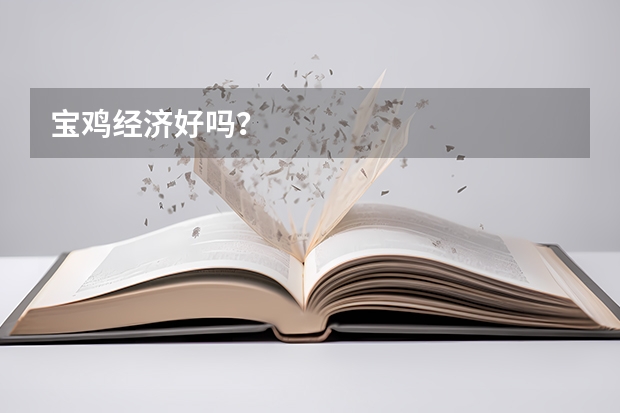 宝鸡经济好吗?