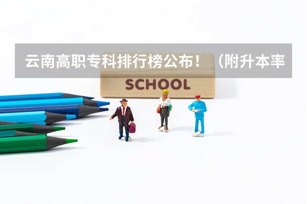 云南高职专科排行榜公布!(附升本率、就业排名)(中国财经类大学排名及招生信息!)