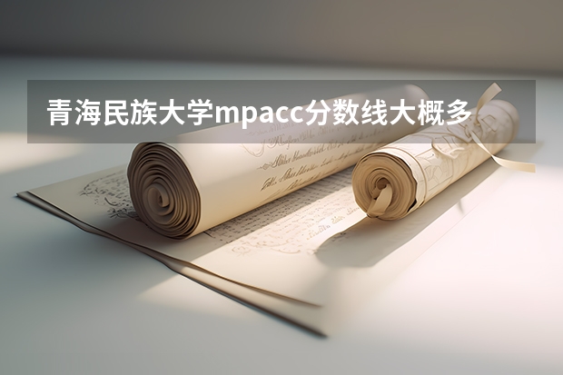 青海民族大学mpacc分数线大概多少