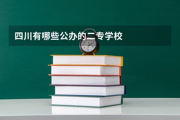 四川有哪些公办的二专学校