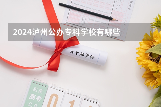 2024泸州公办专科学校有哪些