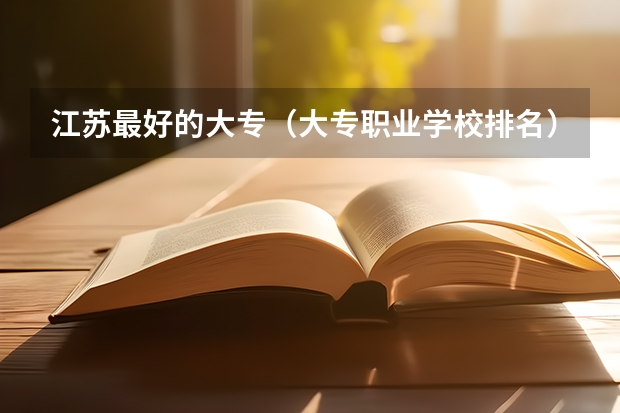江苏最好的大专（大专职业学校排名）