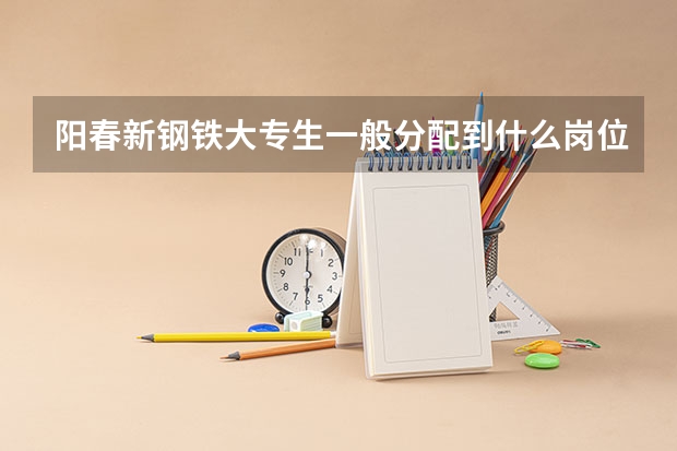 阳春新钢铁大专生一般分配到什么岗位