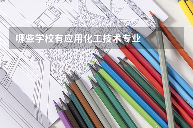 哪些学校有应用化工技术专业