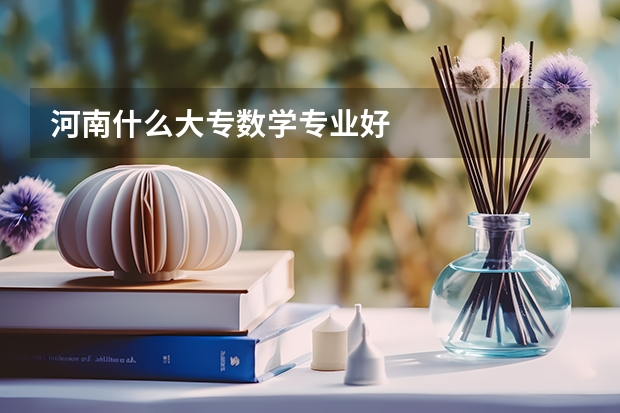 河南什么大专数学专业好