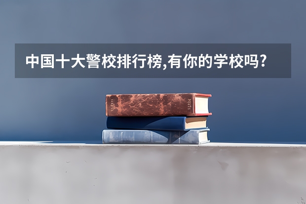 中国十大警校排行榜,有你的学校吗?