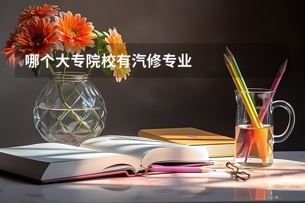 哪个大专院校有汽修专业