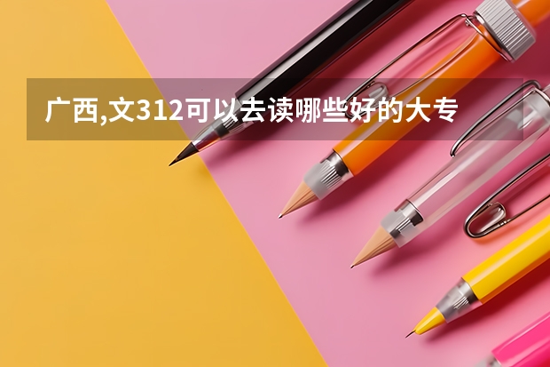广西,文312可以去读哪些好的大专?