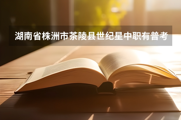 湖南省株洲市茶陵县世纪星中职有普考班吗