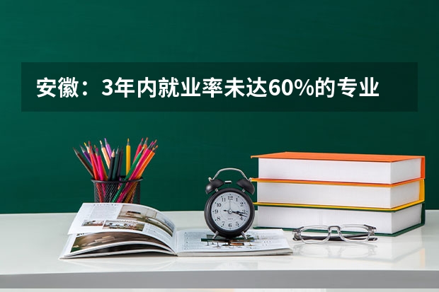 安徽：3年内就业率未达60%的专业停招，多个文科专业或成“高危”吗？