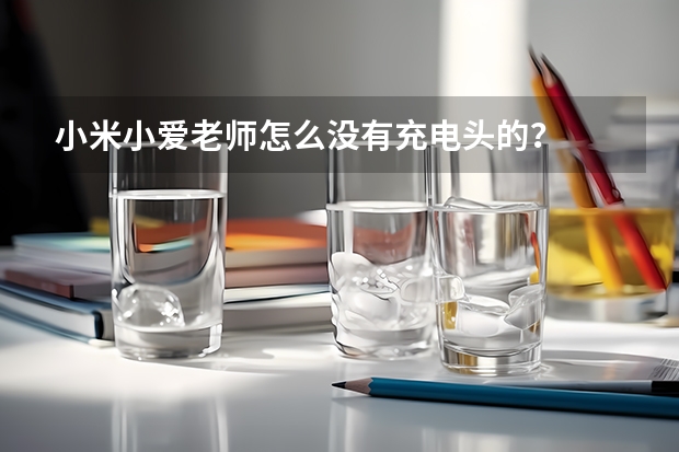 小米小爱老师怎么没有充电头的？