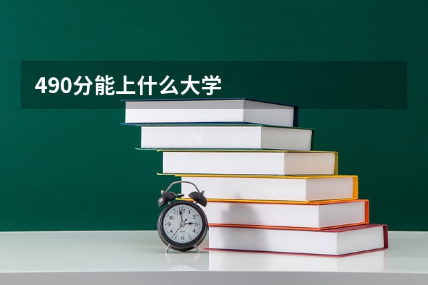 490分能上什么大学